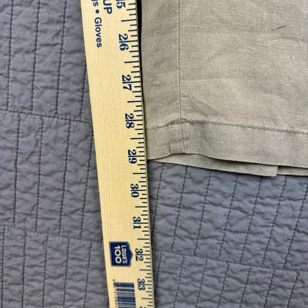 Caribbean Linen Pants Men's 38x30 (36x29) Tan Cargo Pocket Beach Summer‎ Preppy